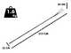 Archman AB01 - Abbacchiatore elettrico con asta telescopica - 220-315 cm - Con cavo per collegamento a batteria 12V