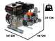 Comet MTP BPX25 PP - Motopompa per irrorazione - motore Loncin G200F - versione per acidi e prodotti chimici