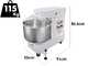 Famag IM 50/230 10 Velocit&agrave; HH - Impastatrice a spirale 50 Kg ad alta idratazione