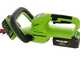 Greenworks G24HT56 - Tagliasiepi a batteria litio 24V/10Ah - Lama da 56 cm