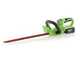 Greenworks G24HT56 - Tagliasiepi a batteria litio 24V/10Ah - Lama da 56 cm