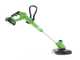 Greenworks G24LT28 - Tagliabordi a batteria - 24V 8Ah