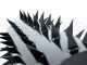 GeoTech  - Rullo costipatore dentato 92 cm - Arieggiatore trainato in acciaio per trattorino rasaerba