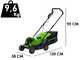 Greenworks GD24LM33 - Tagliaerba a batteria - 24V/8Ah - Taglio 33 cm