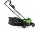 Greenworks GD24LM33 - Tagliaerba a batteria - 24V/10Ah - Taglio 33 cm