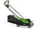 Greenworks GD24LM33 - Tagliaerba a batteria - 24V/10Ah - Taglio 33 cm