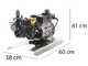 Kit motopompa elettrica da irrorazione con carrello - COMET APS 41