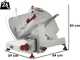 Berkel Pro Line XS30 Total Grey - Affettatrice con lama in acciaio cromato da 300 mm