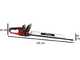 Einhell GE-CH 18/60 Li - Tagliasiepi a batteria 18V/5.2Ah - Lama da 67 cm