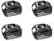 Makita DLM462Z - Tagliaerba semovente a batteria - 4x18V/5Ah - Taglio 46 cm