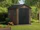 Keter Signature Walnut 757/775 - Casetta da giardino - Con finestre - 230x223x246 cm