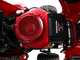 Honda HF 2417 HTE - Trattorino tagliaerba - Cambio idrostatico - Motore Honda GCV530 - Cesto di raccolta con svuotamento elettrico e mulching