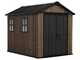 Keter Signature Walnut 759/975 - Casetta da giardino - Con finestre - 230x287x246 cm