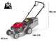 Honda HRG 416 SK - Rasaerba a scoppio trazionato - Gamma Izy - 2 in 1 - Taglio 41 cm