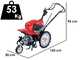 Honda FF 300 - Motozappa a benzina 3 HP - Honda GXV 57 - 57cc