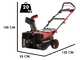 Einhell GP-ST 36/53 Li E BL - Spazzaneve a batteria - 36V - 2x 18V 5.2Ah