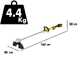 DeWalt DCMST561P1-QW - Decespugliatore a batteria - 18V 2Ah