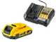 DeWalt DCMPH566P1-QW - Tagliasiepi elettrico su asta orientabile - Batteria 18V 2Ah