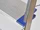 Facal Maxi GM/4M, 4 gradini, 1.45 m - Scalandrino in alluminio con cavalletto - Altezza stimata operativa 2.74 m