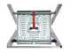Facal Maxi GM/5M, 5 gradini, 1.66 m - Scalandrino in alluminio con cavalletto - Altezza stimata operativa 2.95 m