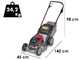 Honda HRG 416 XB - Tagliaerba a batteria - 36V/6Ah - Taglio 41 cm