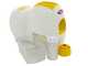 OUTLET - DA ESPOSIZIONE - Reber Fido 9250 BG Bianco/Giallo - Grattugia elettrica da tavolo - 140W