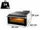Macte Ovens Voyager TWIN ADVANCED Nero - Forno elettrico per pizza - 2975 W