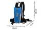 Campagnola HERCULES 58V - Asta in alluminio - 235-320 cm - Abbacchiatore elettrico a batteria - Batteria a zaino inclusa