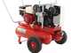 OUTLET - UTILIZZATO PER PROVA - Motocompressore a scoppio Tornado Double F 750 con motore Honda GX200 - 6HP