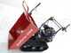 GeoTech Pro GeoPorter 330D - Motocarriola cingolata cassone dumper con 4 rulli - 300Kg