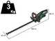 Bosch UniversalHedgeCut 18V-55 - Tagliasiepi a batteria 2 x 18V/2.5Ah - Lama da 55 cm
