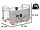 Annovi Reverberi 1220 HW - Idropulitrice ad acqua fredda - 200 bar - 840 l/h - Trifase