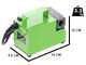 Ribimex PRKG12V - Pompa da travaso per gasolio + Kit dispenser - 12V