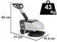 OUTLET - UTILIZZATO PER PROVA - Nilfisk SC351 FULL PKG -  Lavapavimenti a batteria - 3 in 1: lava, asciuga e aspira