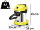 Karcher WD 3-18 S V-17/20 Battery Set - Bidone aspiratutto a batteria - Fusto in acciaio INOX - 17 litri