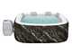 Bestway Lay-Z-Spa Hollywood AirJet 6001F quadrata - &Oslash;180x66 cm - Piscina idromassaggio spa per 4-6 Persone
