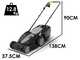 Alpina AL1 34 E - Tagliaerba elettrico - 1200 W - Taglio 34 cm