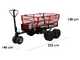 OUTLET - DIFETTI ESTETICI - GeoTech-Pro E-Truck 600 - Carriola a rimorchio elettrica a batteria 48V 15Ah