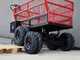 OUTLET - DIFETTI ESTETICI - GeoTech-Pro E-Truck 600 - Carriola a rimorchio elettrica a batteria 48V 15Ah