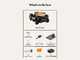 Worx Landroid Vision Cloud WR340E - Robot Tagliaerba 4WD - Senza impianto - Garage incluso