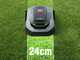 EGO AURA-R2 RMR1500E  - Robot Tagliaerba senza impianto con batteria 5Ah - Decespugliatore ST1300E-S con batteria 2.5Ah