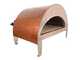Pizza Party Emozione - Forno a gas per pizza da esterno - Camera di cottura 40x70 cm - Piano cottura in biscotto