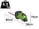 Greenworks G48HT - Tagliasiepi elettrico a batteria 48V/2Ah - Lama da 51 cm