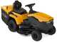 Stiga Estate 384e - Kit Trattorino tagliaerba con 1 modulo batteria ePower Pro da 56V/40Ah - Cesto di raccolta e mulching