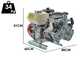 OUTLET - UTILIZZATO PER PROVA - Comet MTP P40/20 SC 4T - Motopompa irrorazione a scoppio - motore Honda GX120 - versione per acidi e prodotti chimici