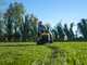 Stiga Estate 384e - Kit Trattorino tagliaerba con 2 moduli batteria ePower Pro da 56V/40Ah - Cesto di raccolta e mulching