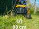 Stiga Tornado 398e - Kit Trattorino tagliaerba con 1 modulo batteria ePower Pro da 56V/40Ah - Scarico laterale e mulching
