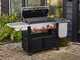 Weber Piastra Premium Slate GPSB 76cm - Barbecue a gas - Con fornello laterale