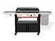 Weber Piastra Premium Slate GPSB 76cm - Barbecue a gas - Con fornello laterale