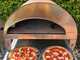 Pizza Party Emozione - Forno a gas per pizza da esterno - Camera di cottura 40x70 cm - Piano cottura in refrattario